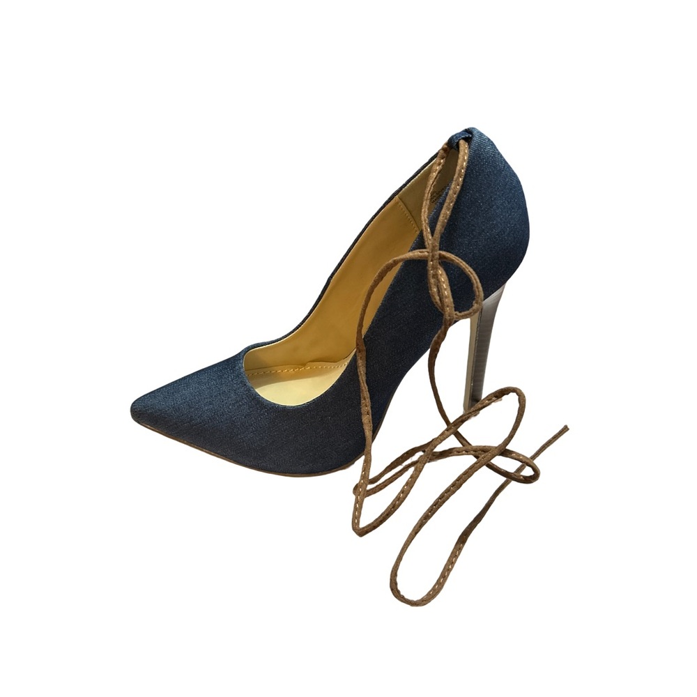 Elegant denim Stiletto Heels